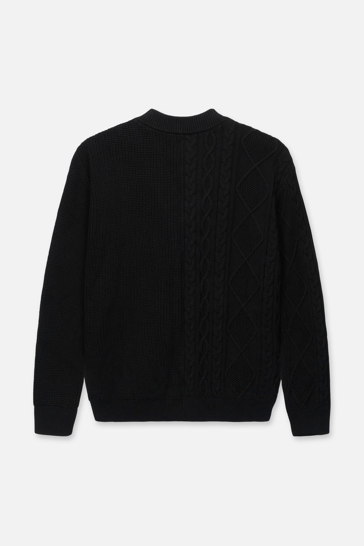 ZEPHYR SWEATER CARDIGAN | BLACK COMBO