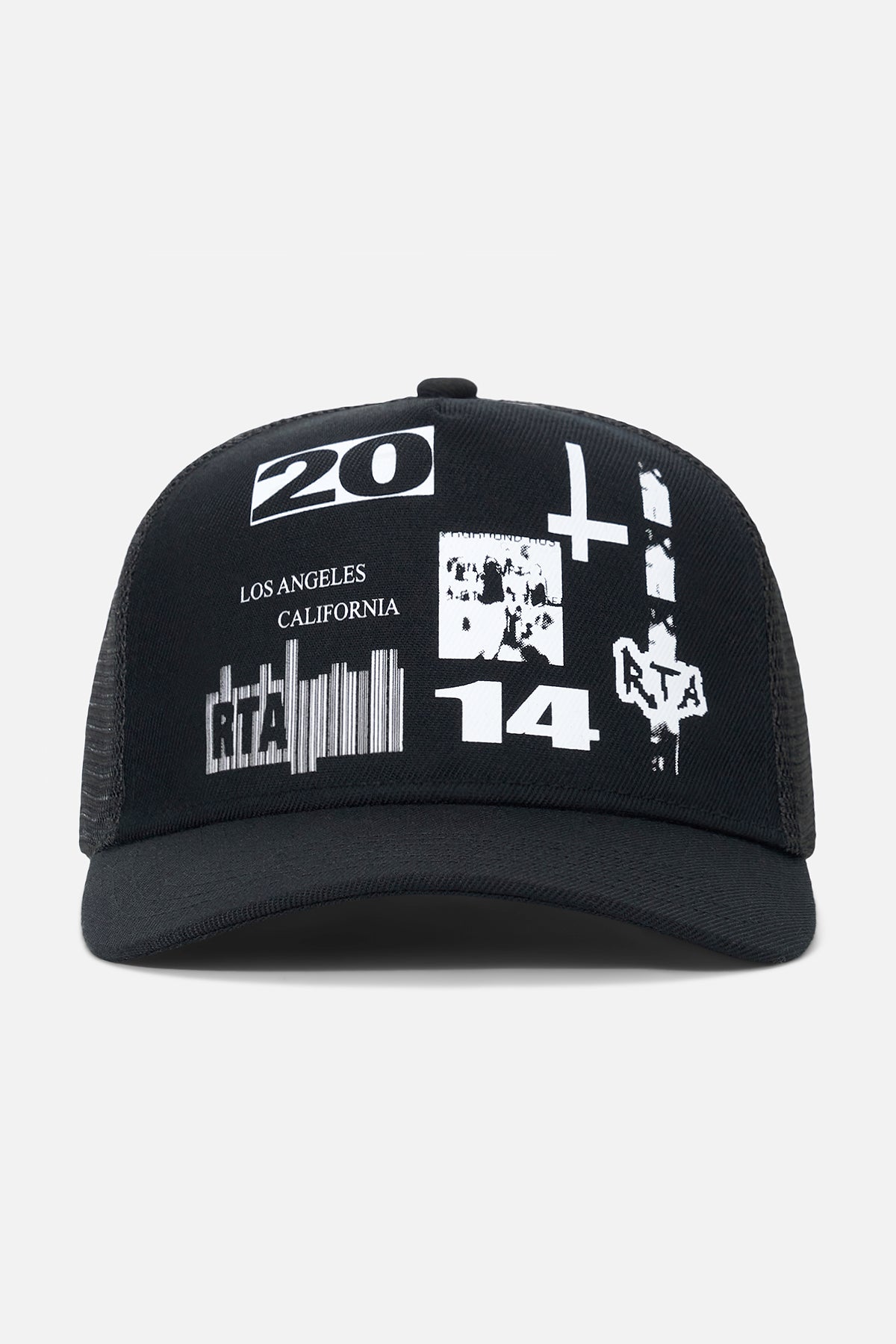 GIDEON TRUCKER HAT | BLACK MIX DOWN RTA