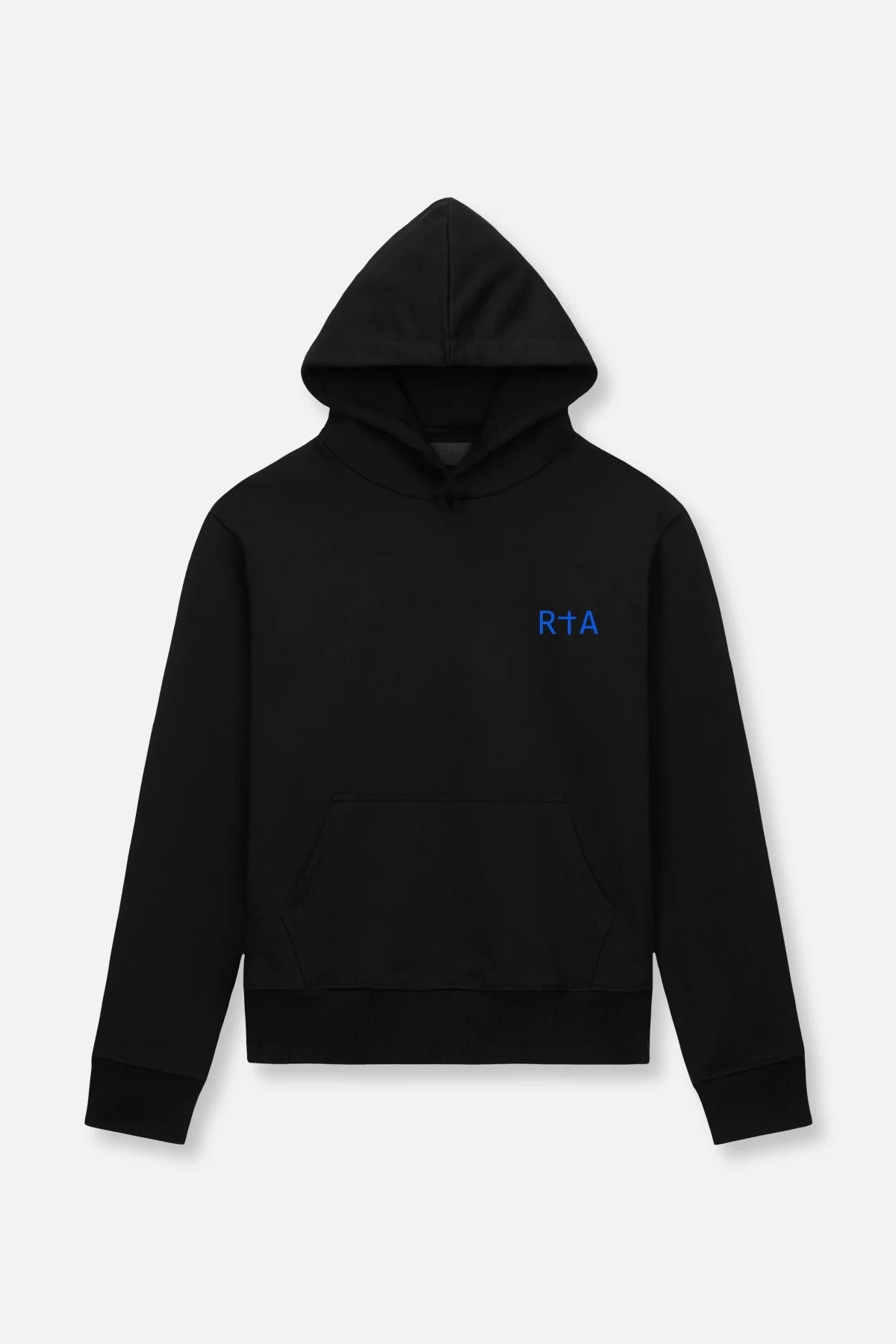 DION HOODIE | BLACK BLUE LONG CROSS