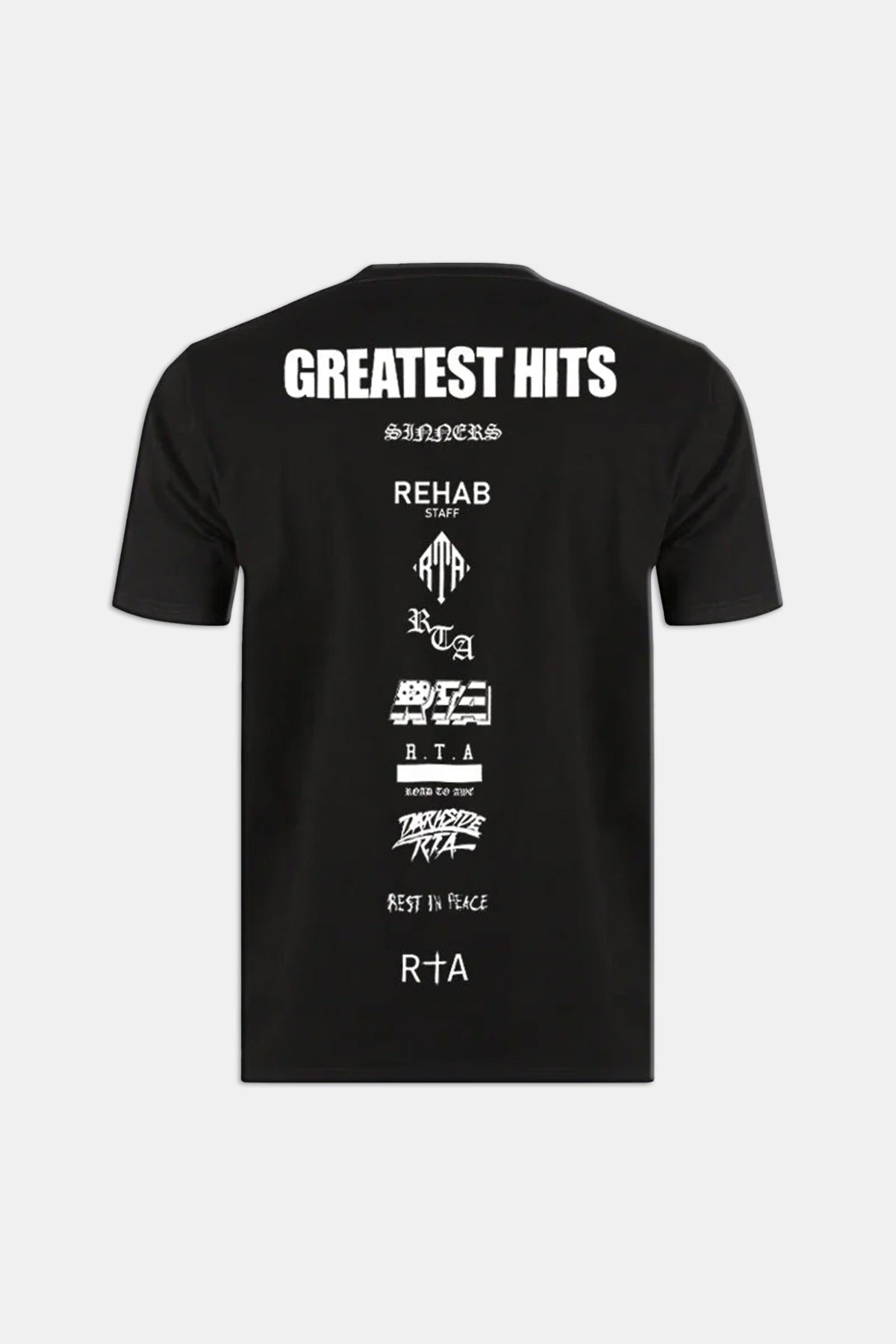 LIAM SHORT SLEEVE TEE | BLACK GREATEST HITS