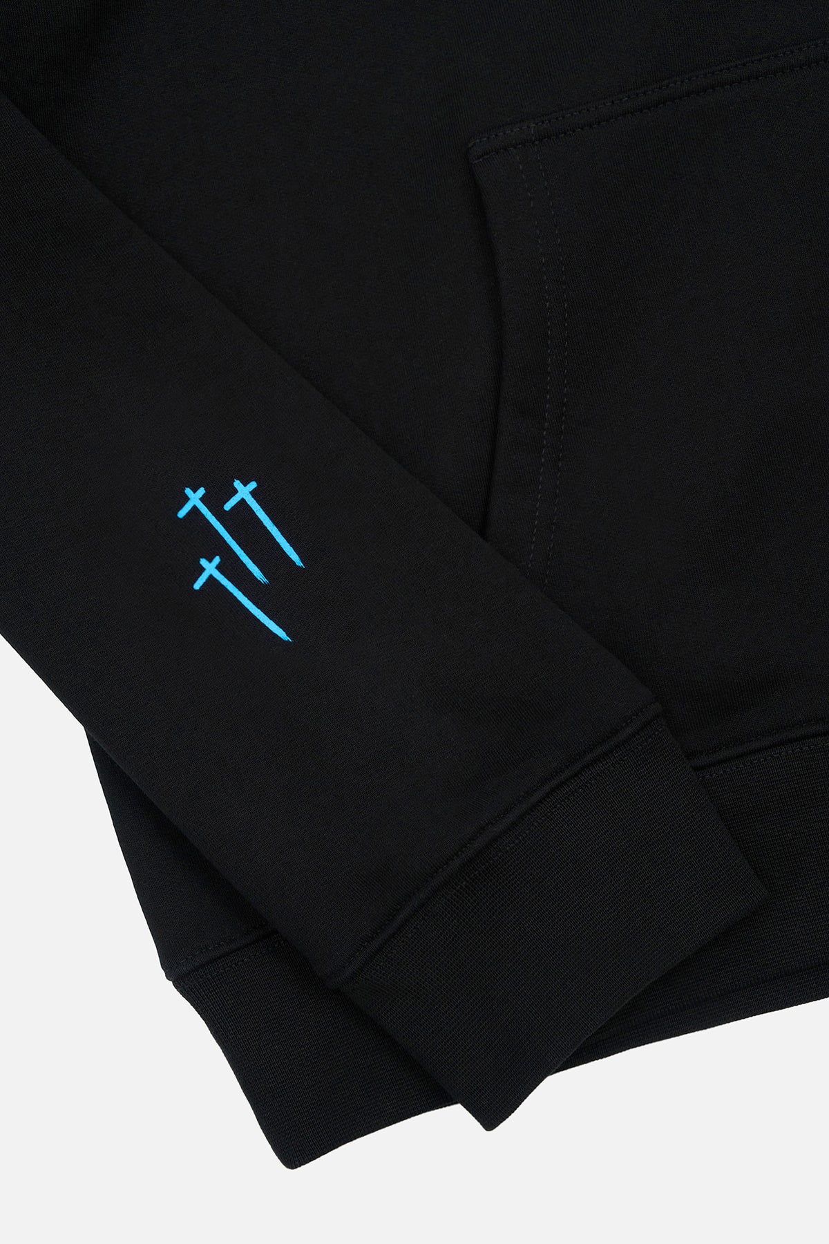 DION HOODIE | BLACK BLUE RTA