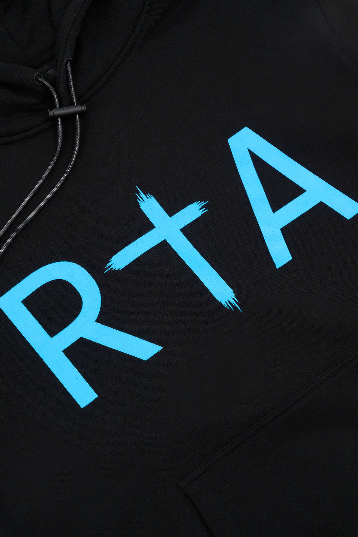 DION HOODIE | BLACK BLUE RTA
