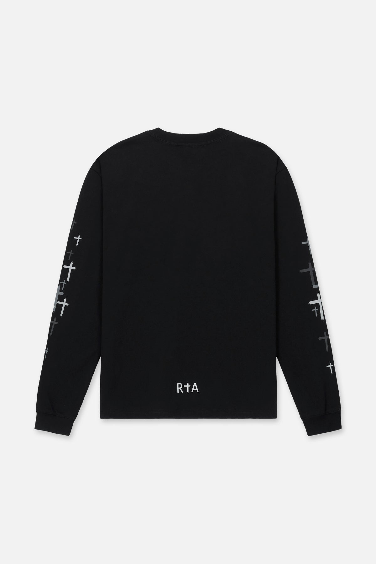 LAWRENCE LONG SLEEVE TEE | BLACK CROSSES