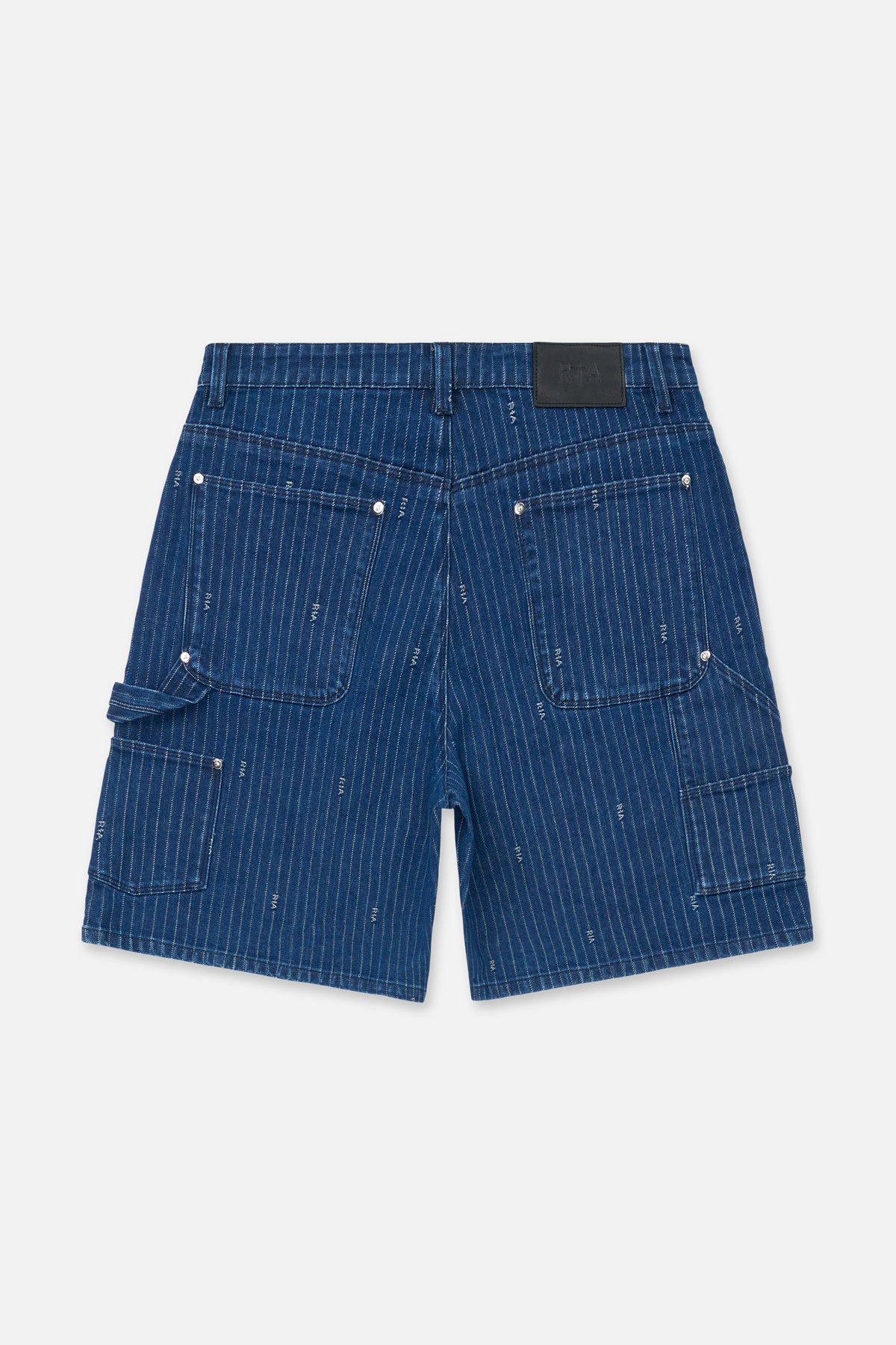 DANTE CARPENTER DENIM SHORT | BLUE PINSTRIPE RTA