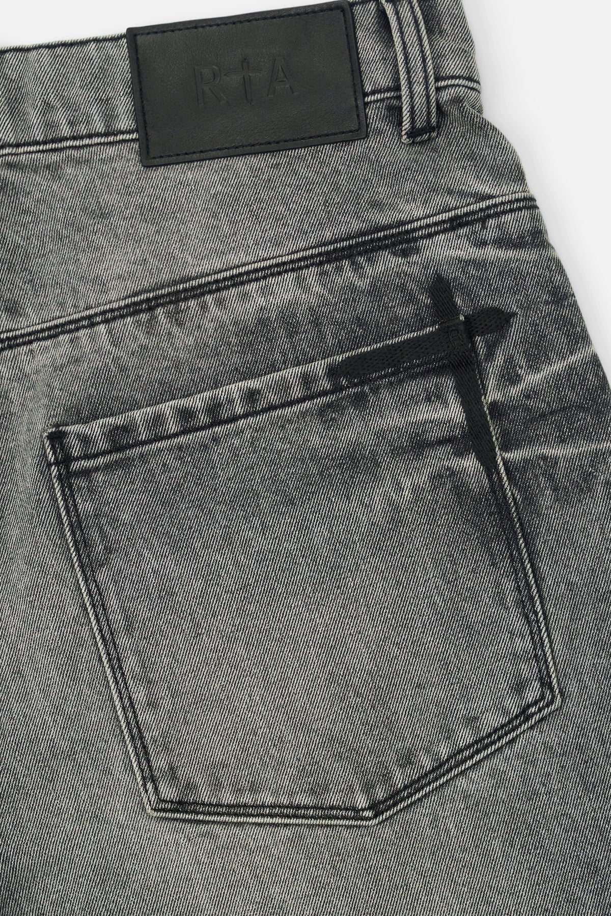 FRANCO WIDE LEG JEAN | IRON HAZE CROSS TRIAD