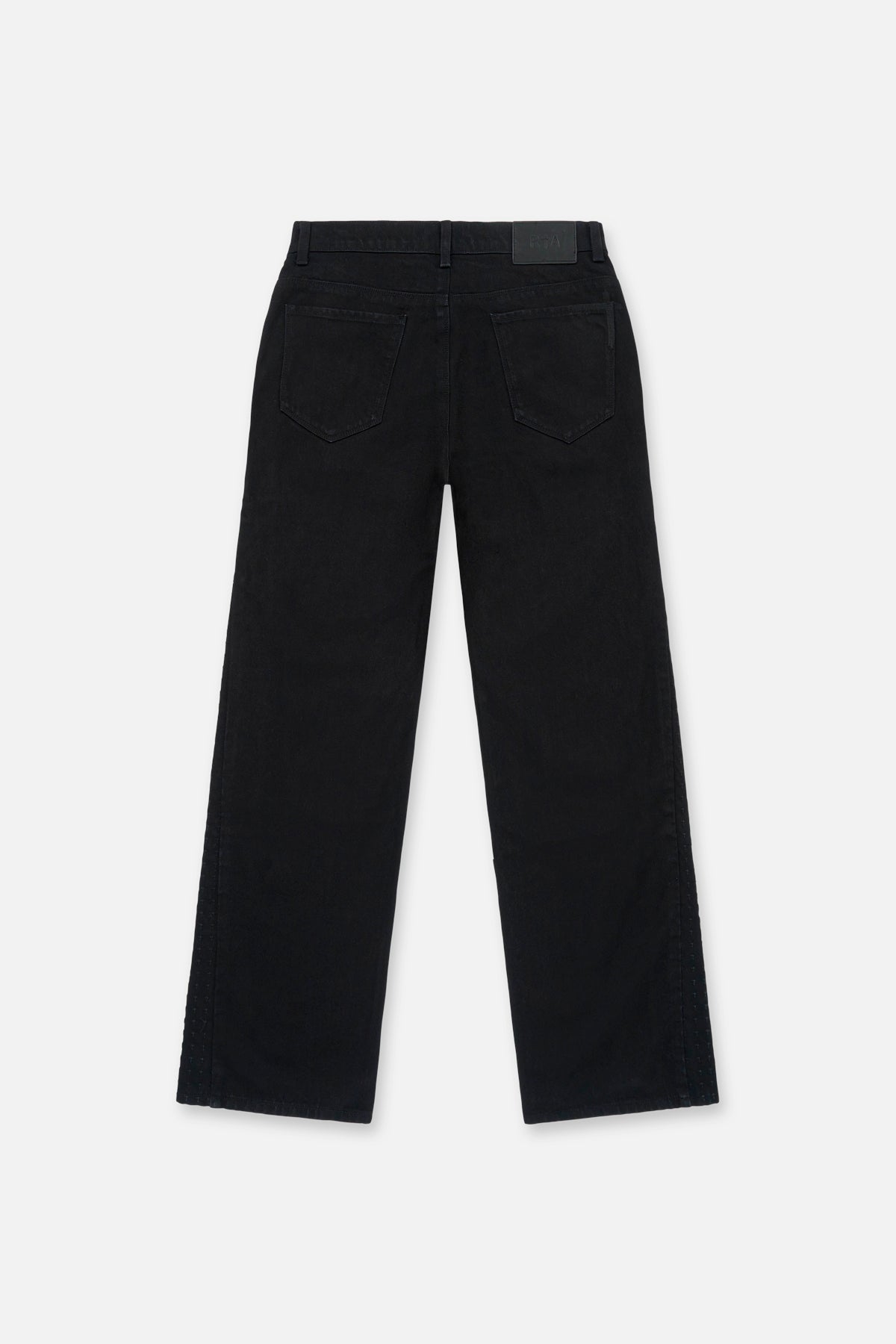 ZED STRAIGHT LEG JEAN | BLACK 3D CROSS