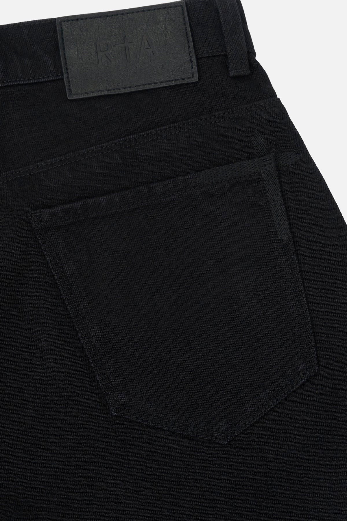ZED STRAIGHT LEG JEAN | BLACK 3D CROSS