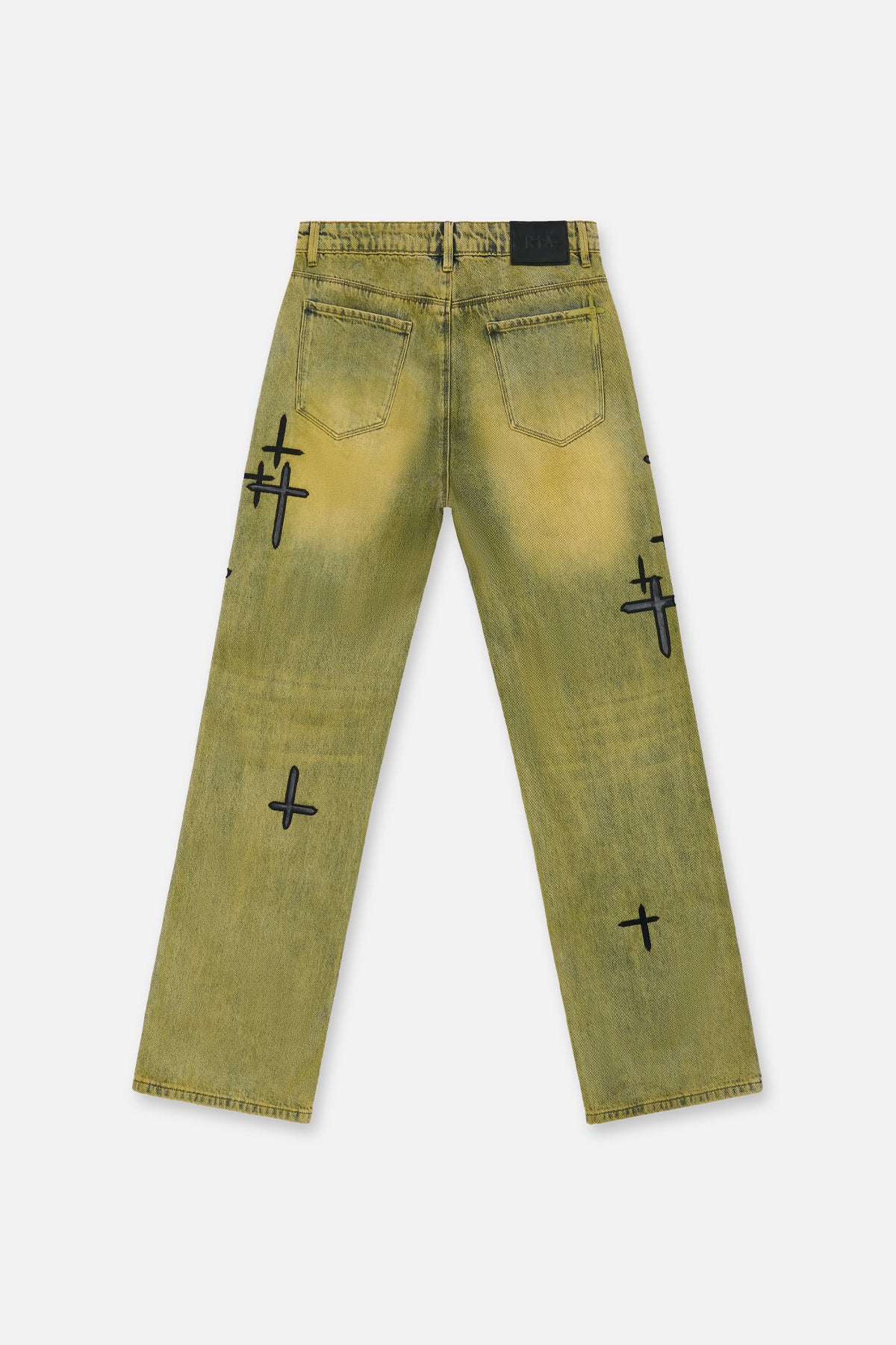 JONAS STRAIGHT LEG JEAN | SAGE TINT CROSS PATCH