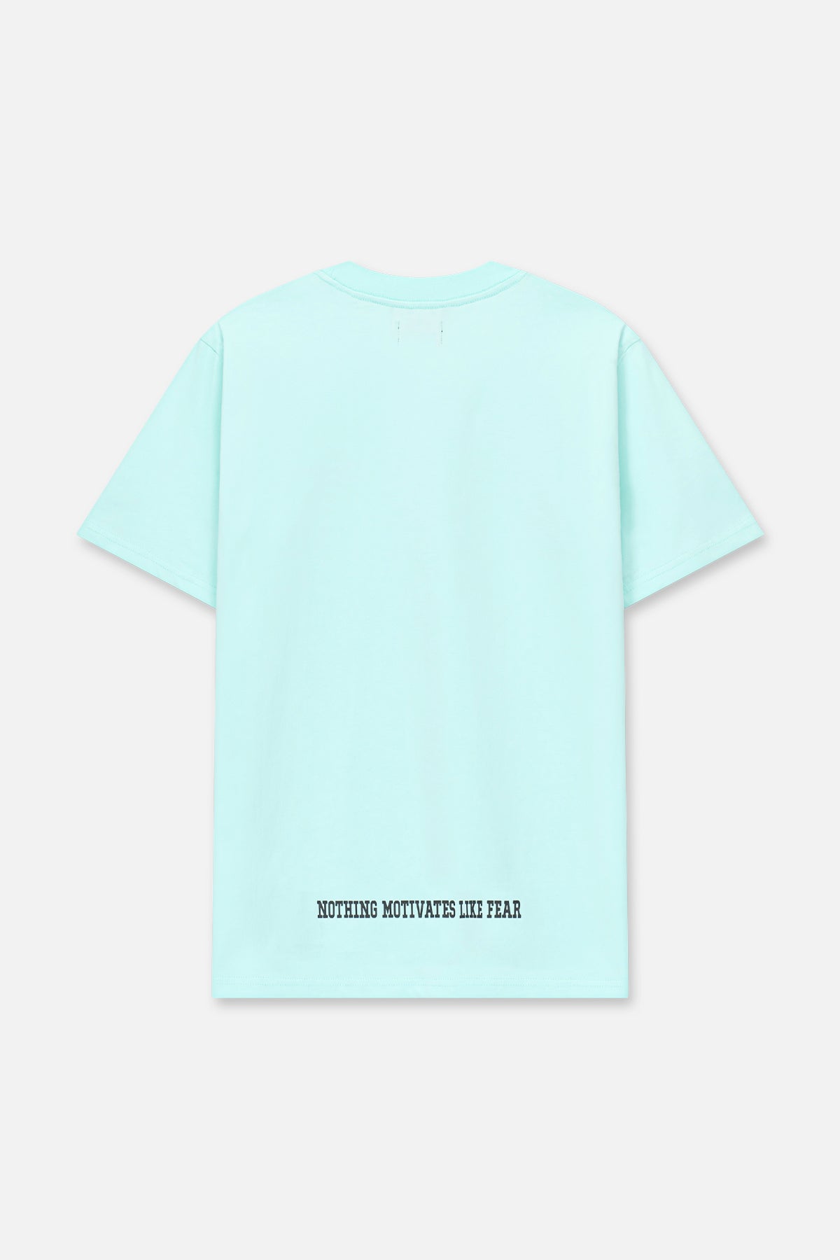 COLIN OVERSIZED SHORT SLEEVE TEE | TURQUOISE STACKED LOGO