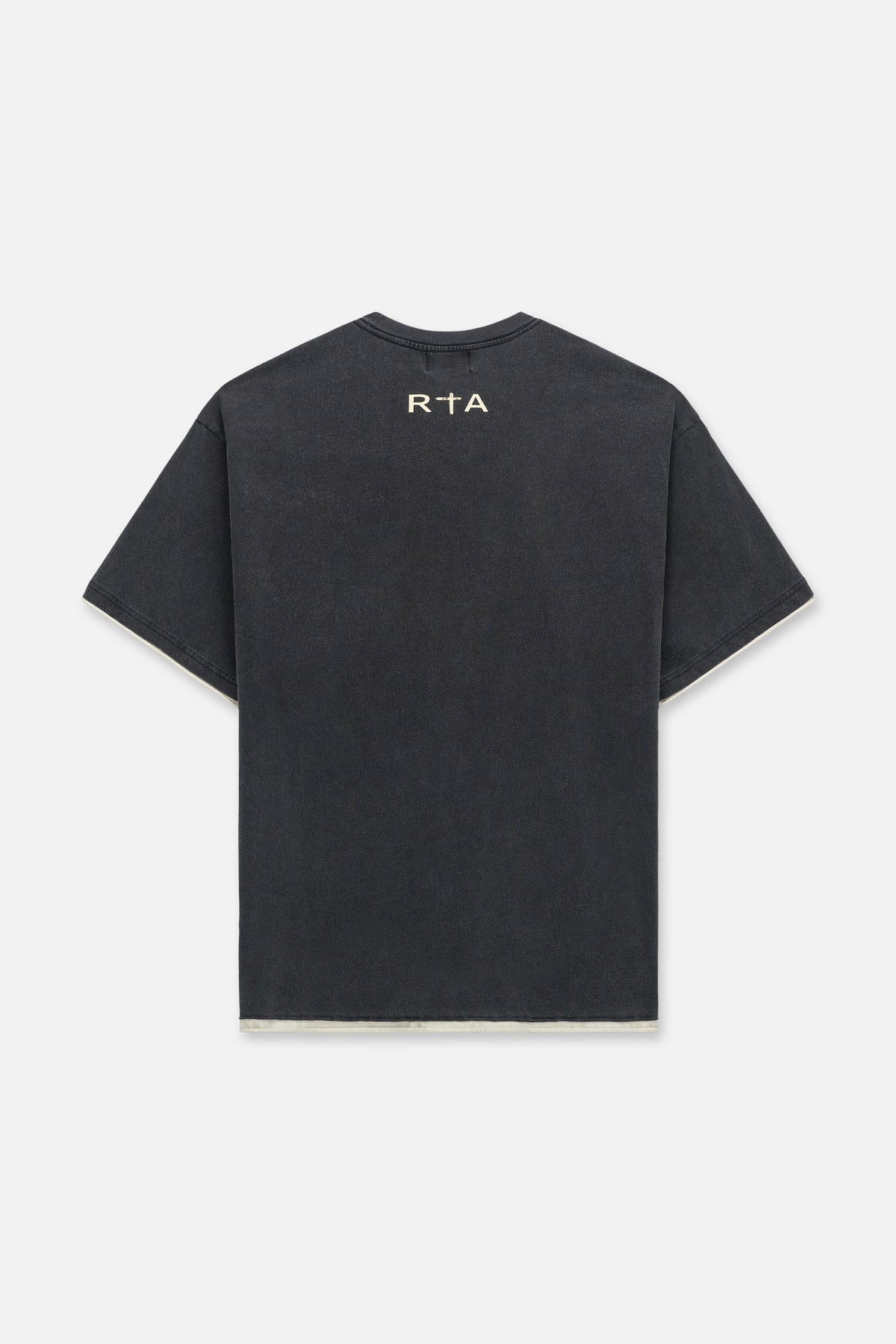ELIAN DOUBLE LAYERED TEE | BLACK EXODUS