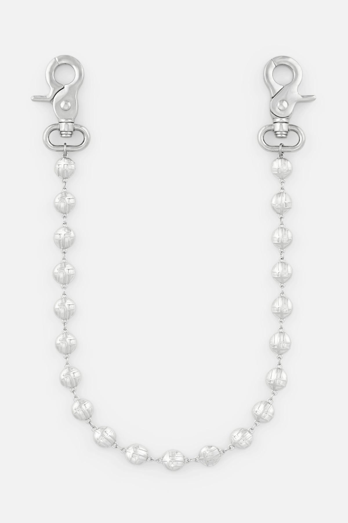 IVOR WALLET CHAIN | SILVER TRIPLE CROSS