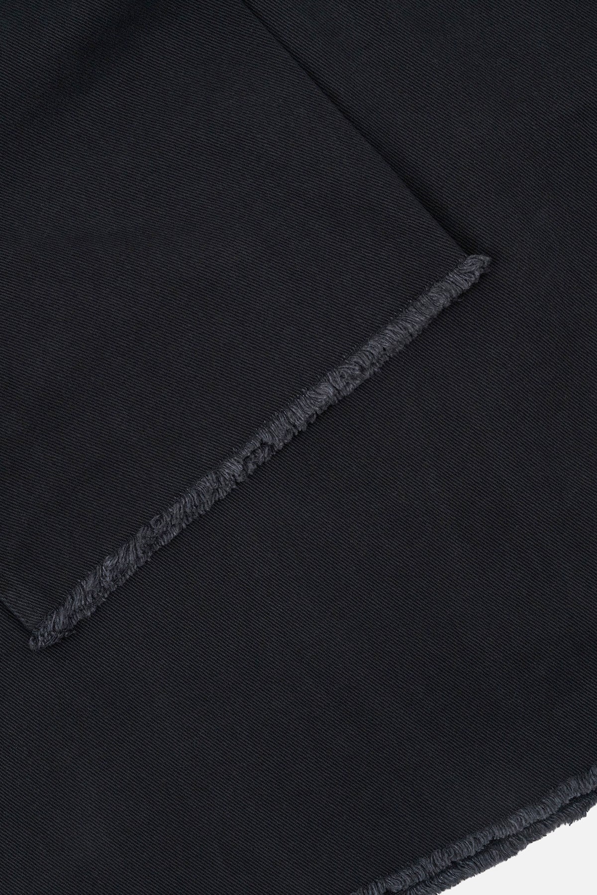 LUCIANO CROPPED DENIM SHIRT | WASHED BLACK