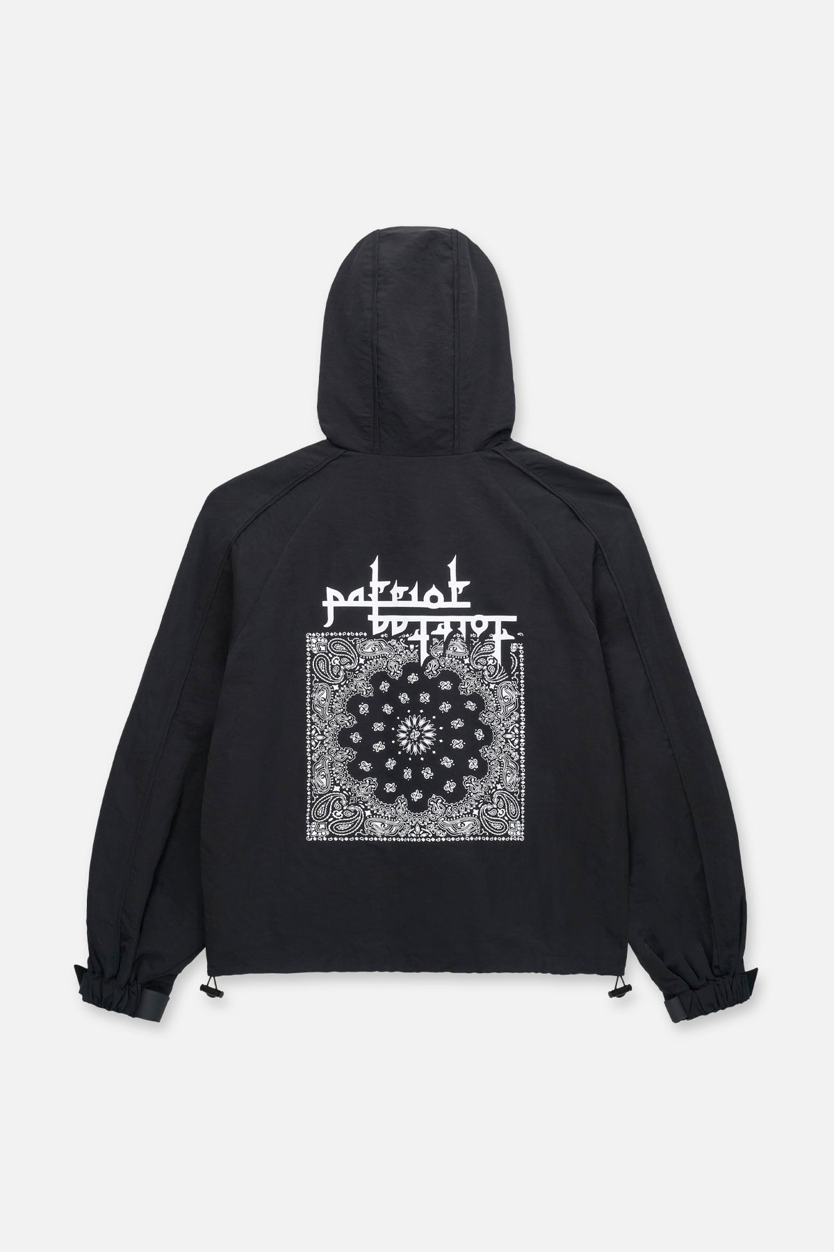 ZAYDEN WINDBREAKER JACKET | BLACK PAISLEY
