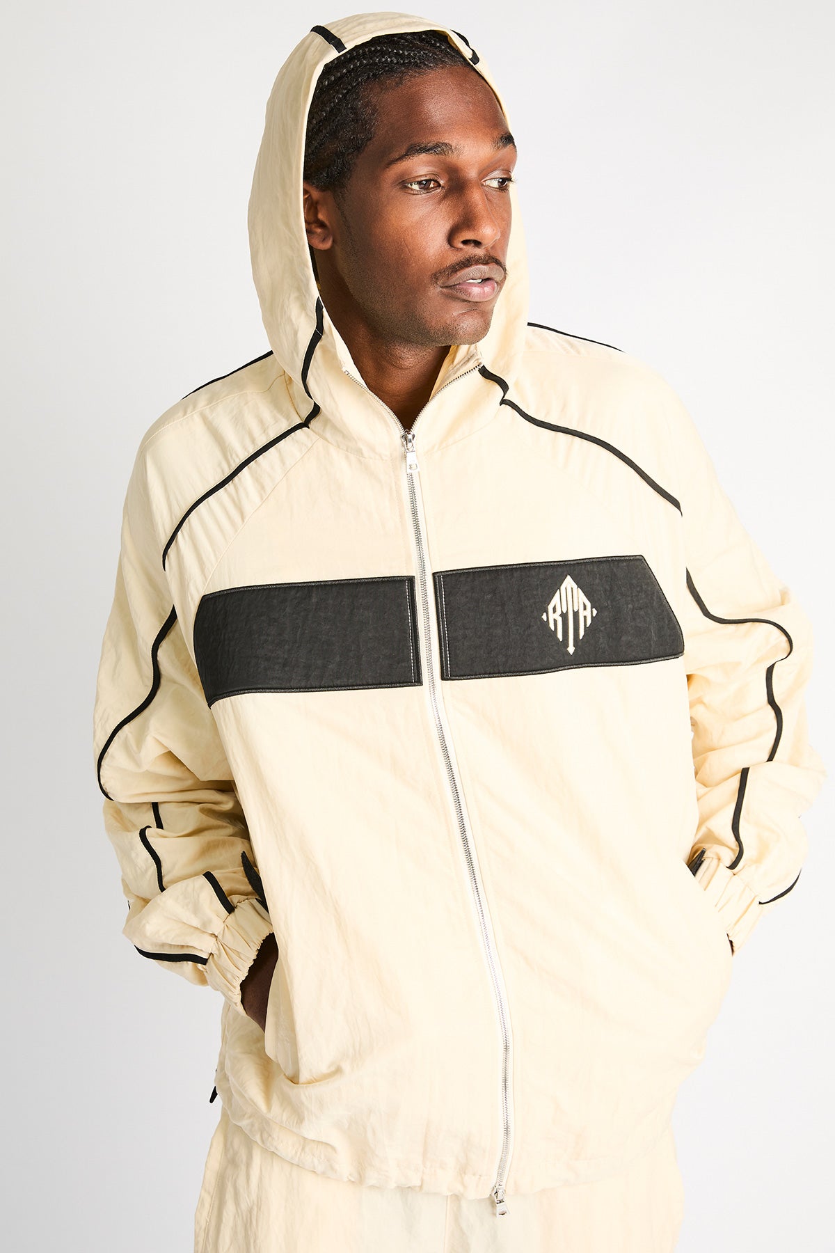 ZAYDEN WINDBREAKER JACKET | RAW SAND
