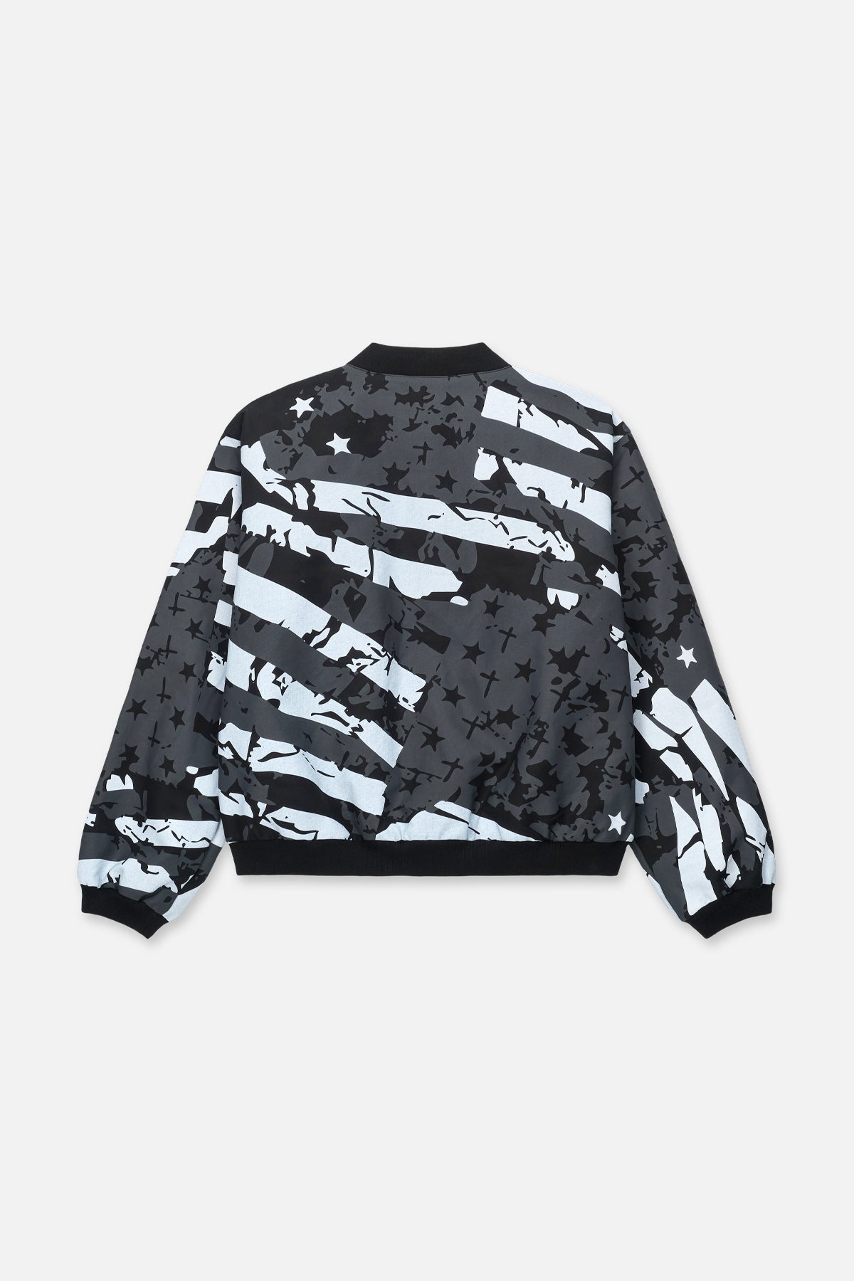 LIO BOMBER JACKET | BLACK RTA FLAG