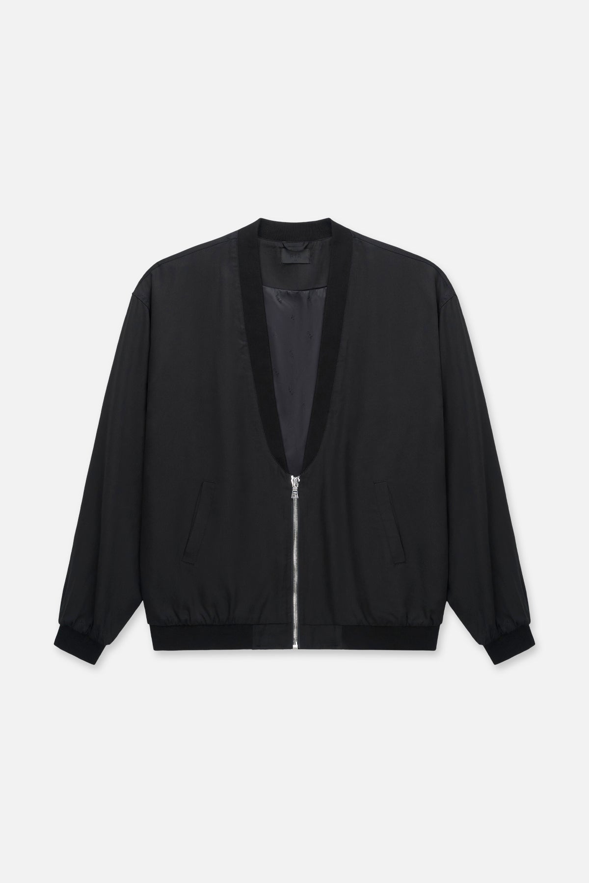 LEONARD BOMBER JACKET | BLACK AMERICAN FLAG