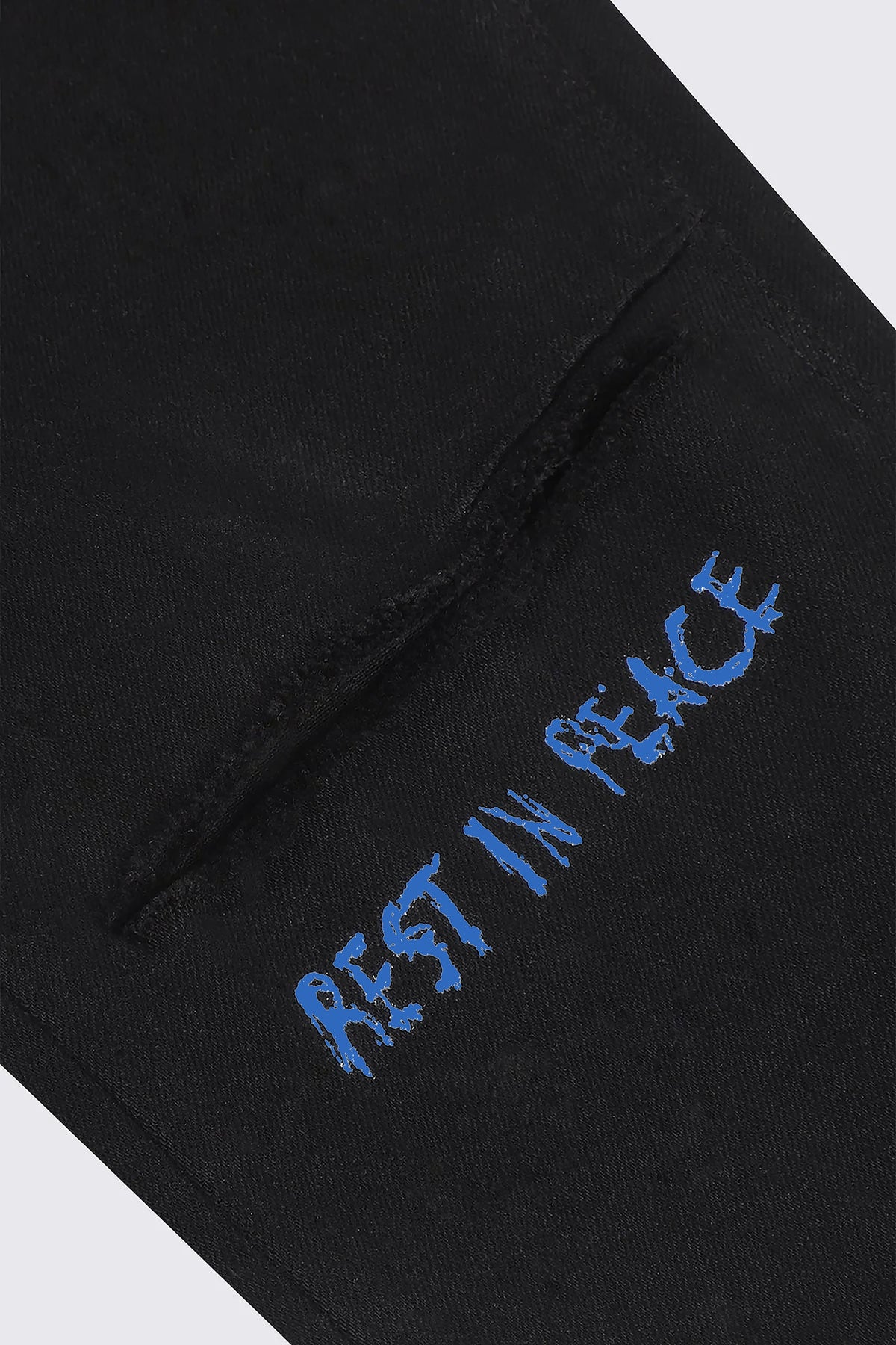 BRYANT SKINNY JEAN | BLACK BLUE REST IN PEACE