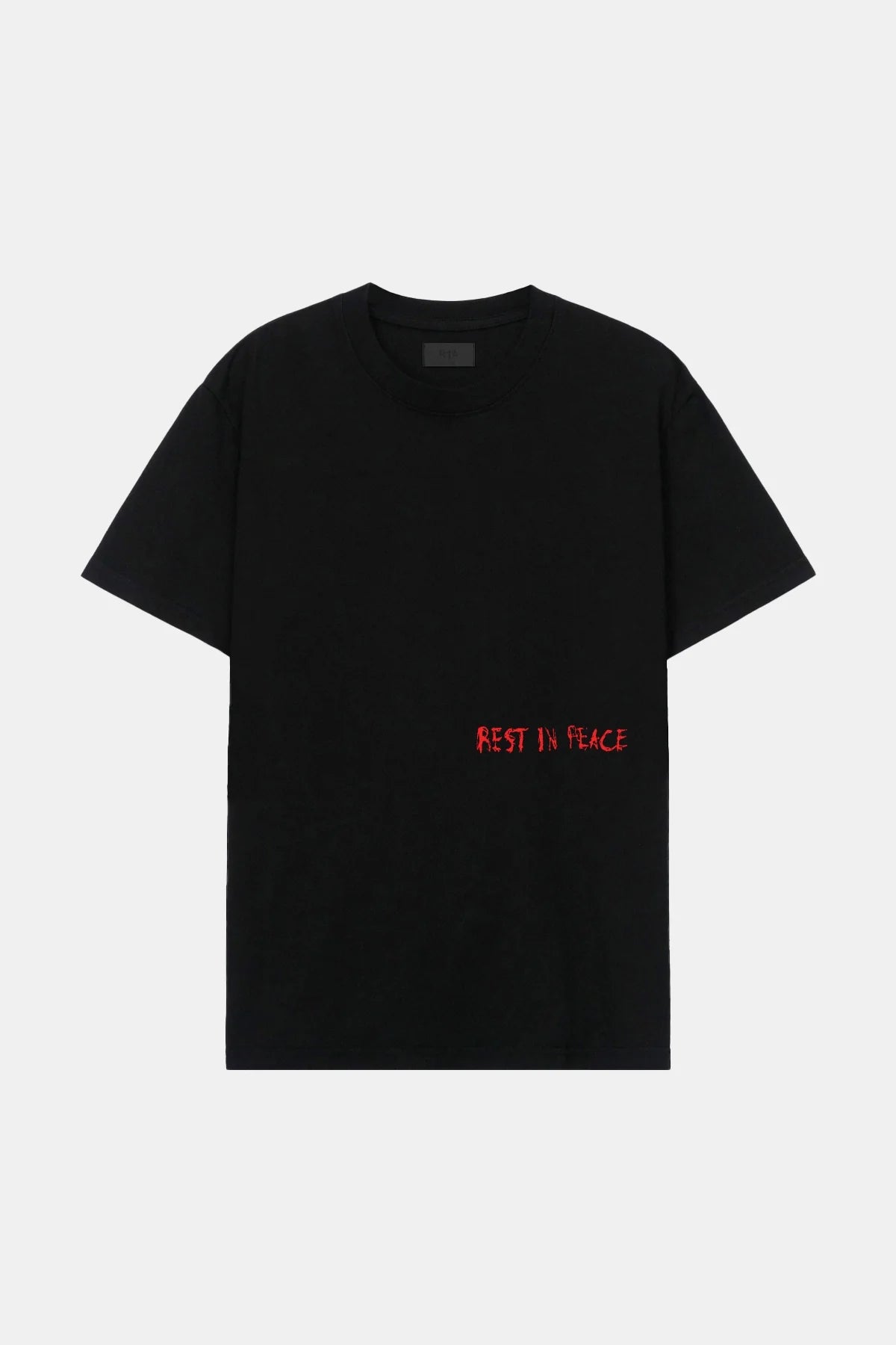 LIAM TEE | BLACK RED RIP CROSS