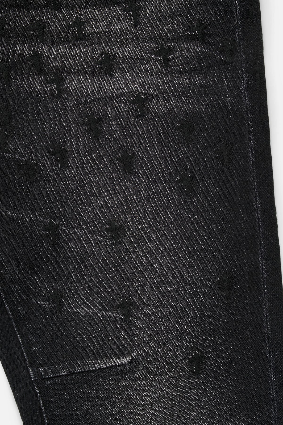 BRYANT SKINNY JEAN | GRAPHITE FADE ALLOVER CROSS