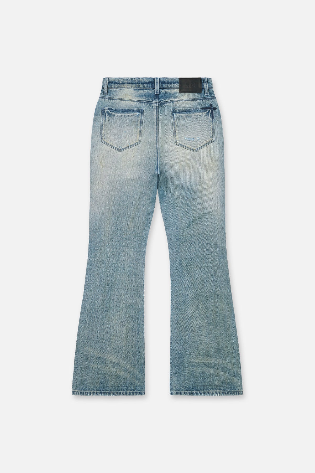 MAEL FLARE RIPPED JEAN | MUDDY SKY