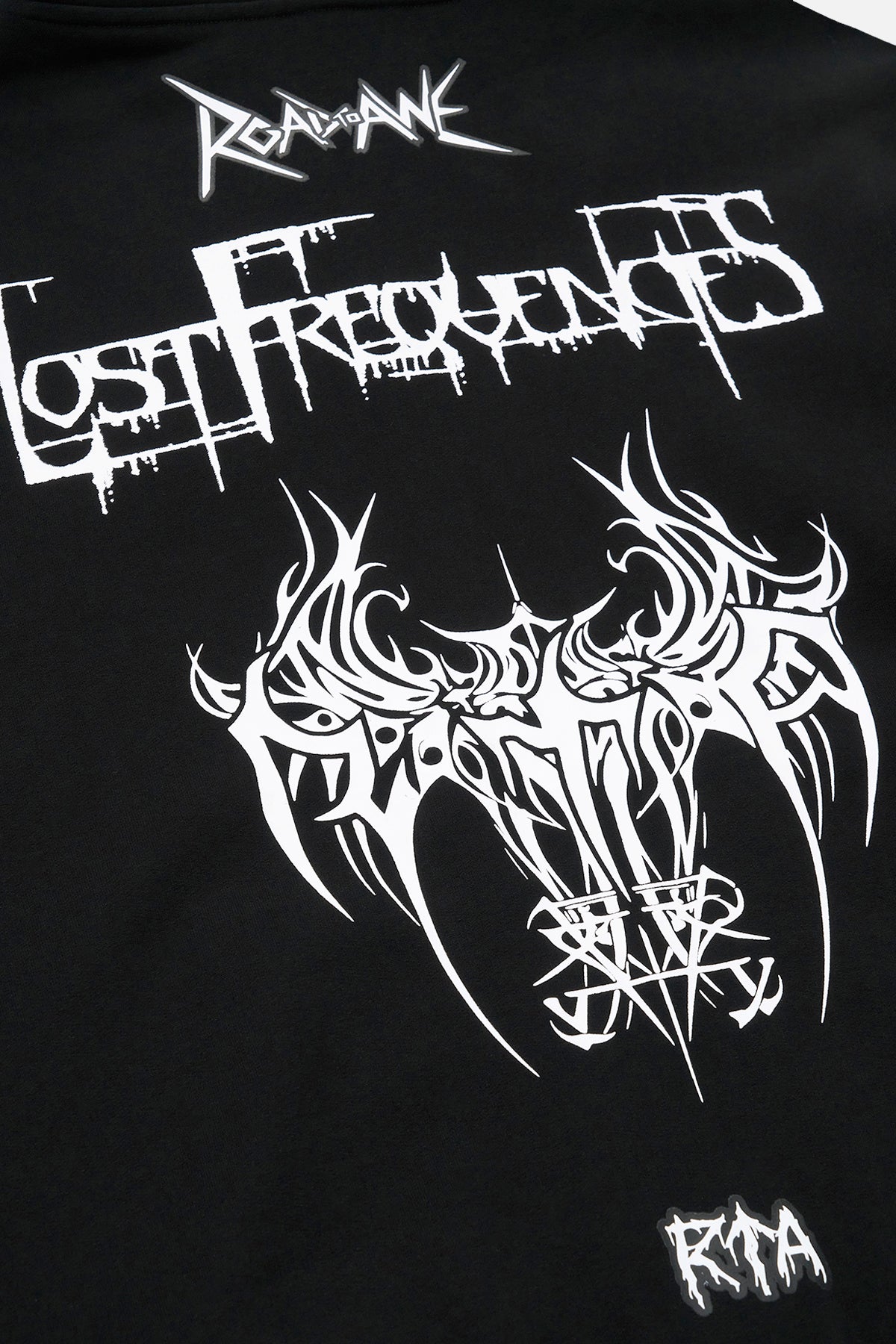 FLOYD ZIP UP HOODIE | BLACK METAL ROAD TO AWE