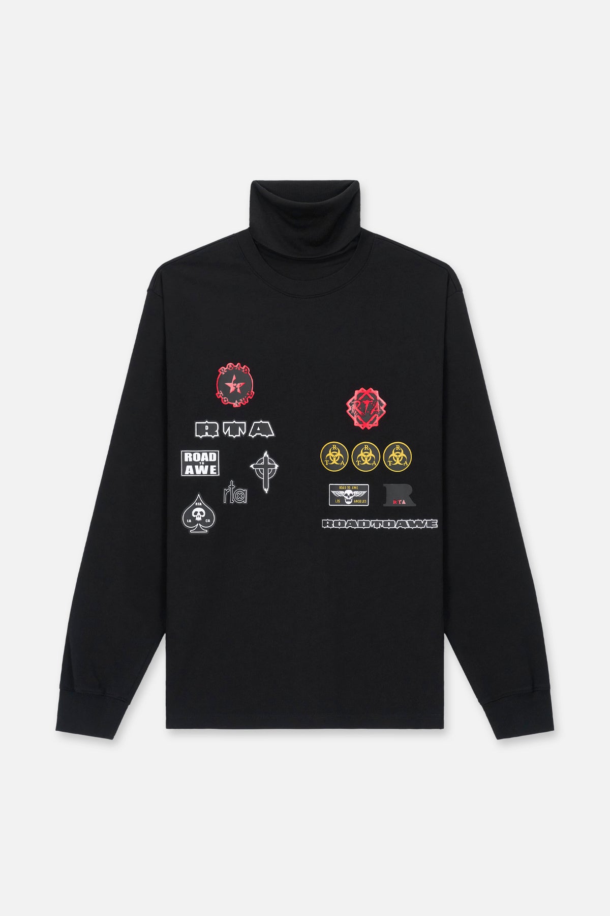 ALEXANDER TOP | BLACK MILITARY PATCH