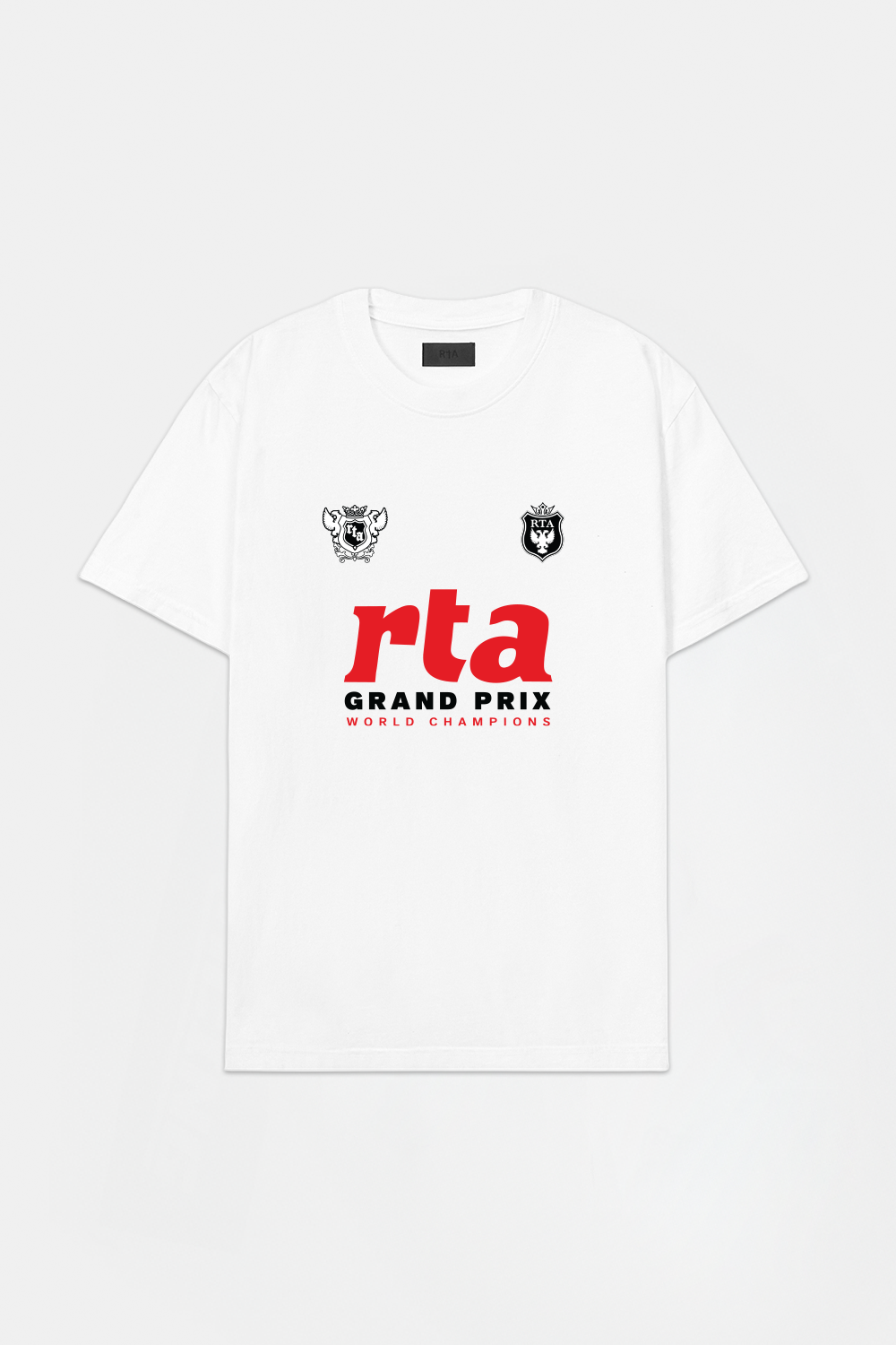COLIN OVERSIZED SHORT SLEEVE TEE | WHITE MONACO CIRCUIT