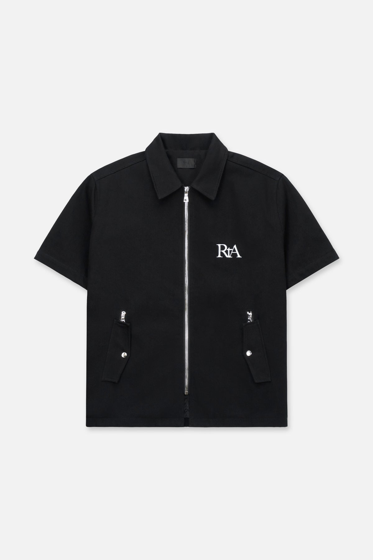 AIDEN SHORT SLEEVE SHIRT | BLACK PARADISE