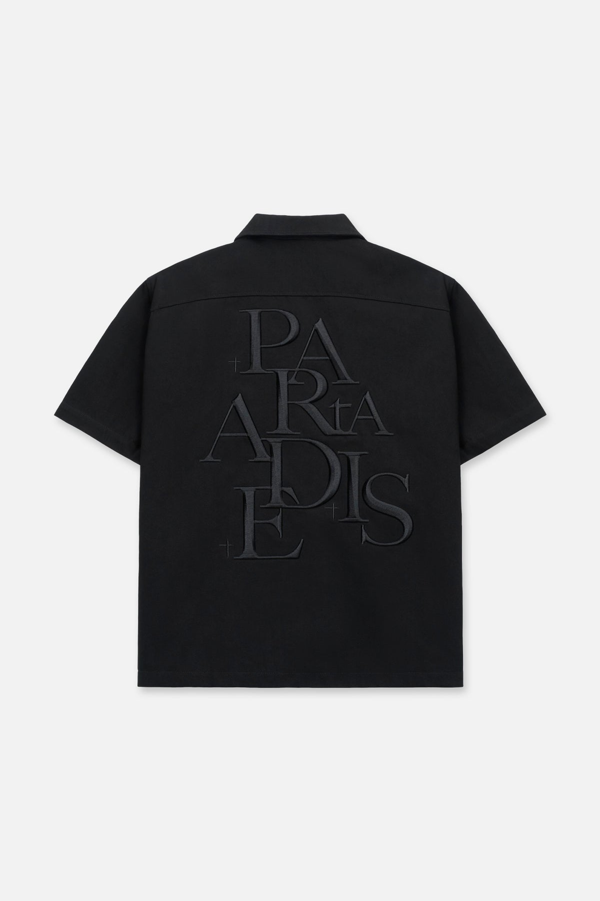 AIDEN SHORT SLEEVE SHIRT | BLACK PARADISE