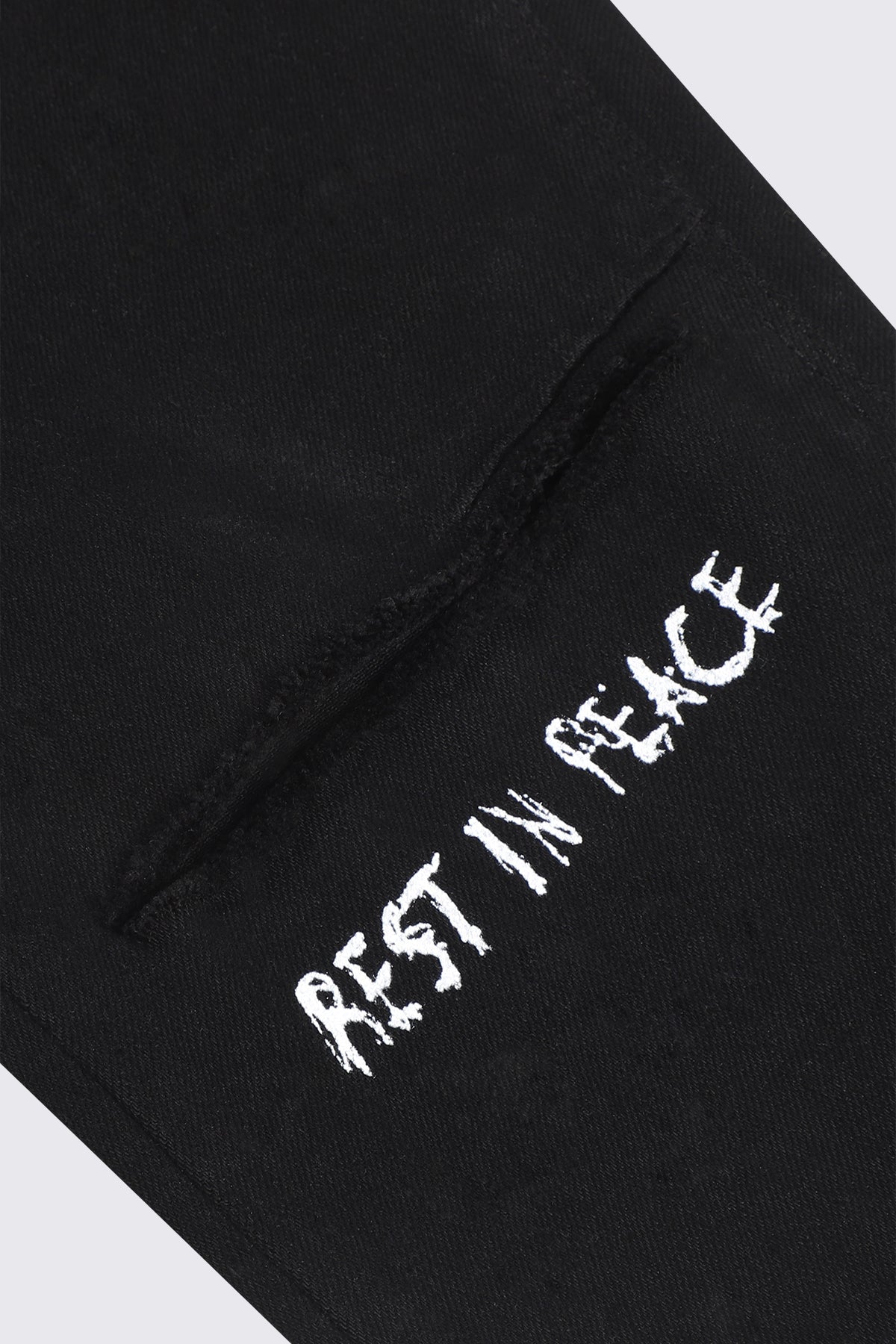 BRYANT SKINNY JEAN | BLACK REST IN PEACE