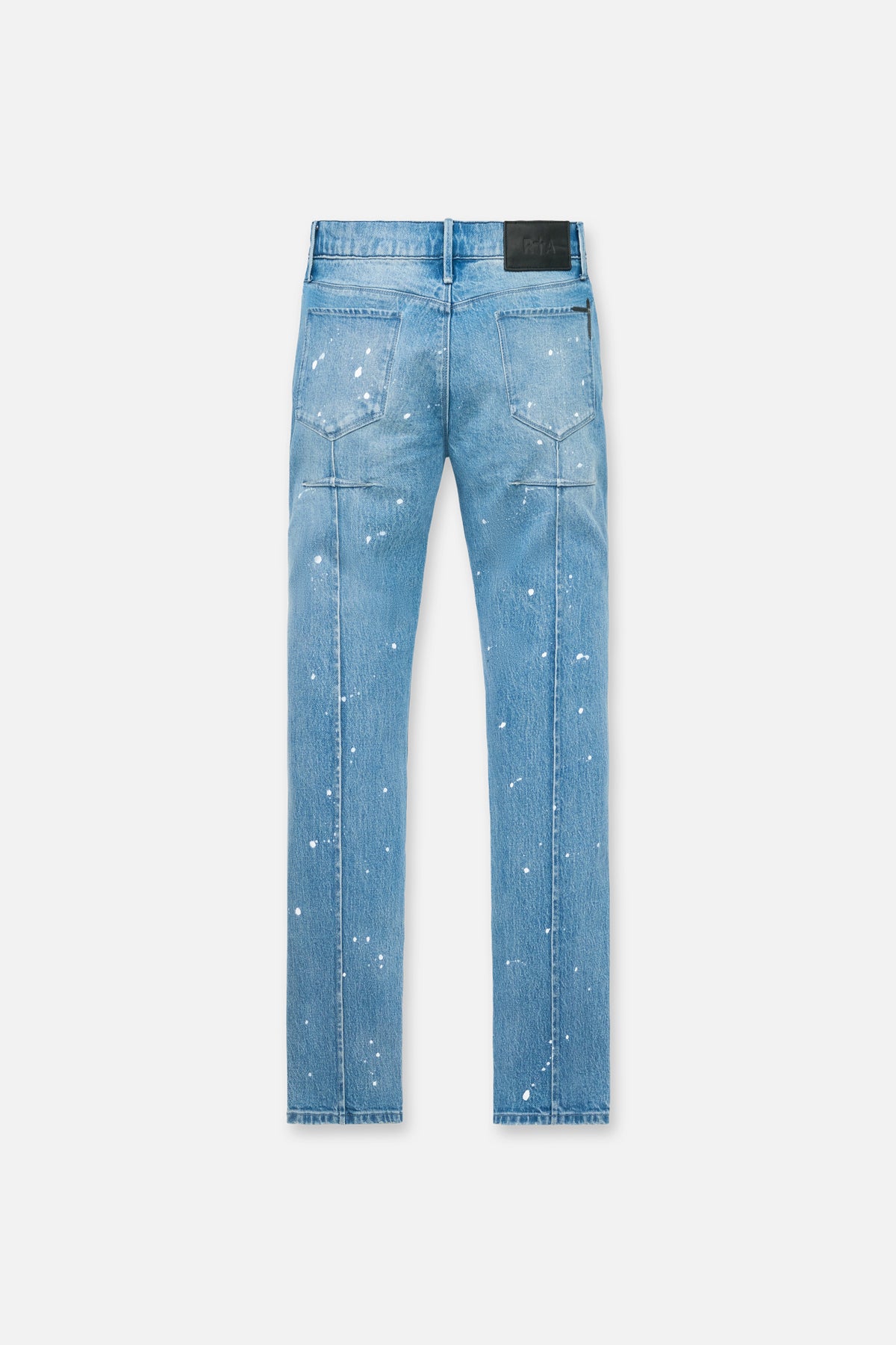 CLAYTON SKINNY JEAN | MEDIUM BLUE PAINTED