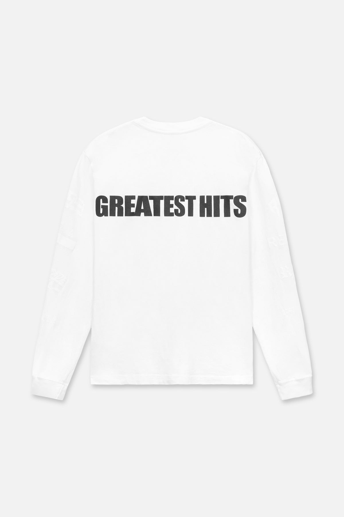 LAWRENCE LONG SLEEVE TEE | WHITE GREATEST HITS