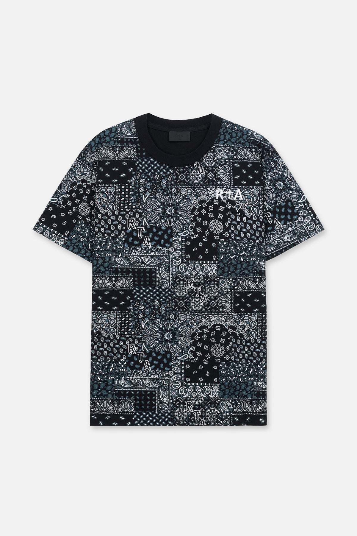 LIAM GRAPHIC TEE | BLACK RTA BANDANA