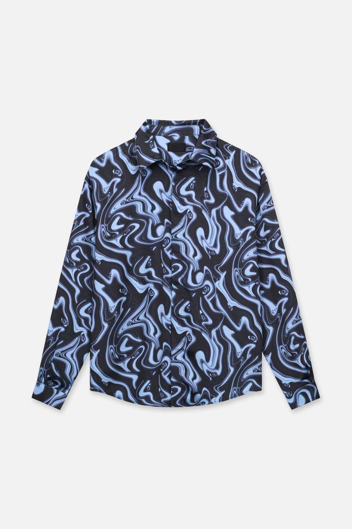 OMAR BUTTON UP SHIRT | BLUE ANGEL EYES