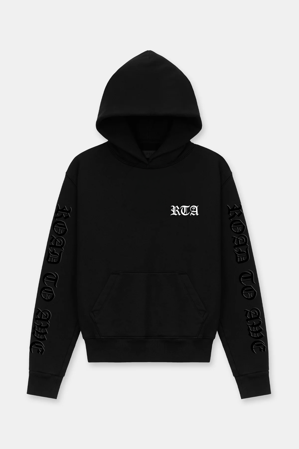 NASH HOODIE | BLACK OLD ENGLISH ROAD TO AWE