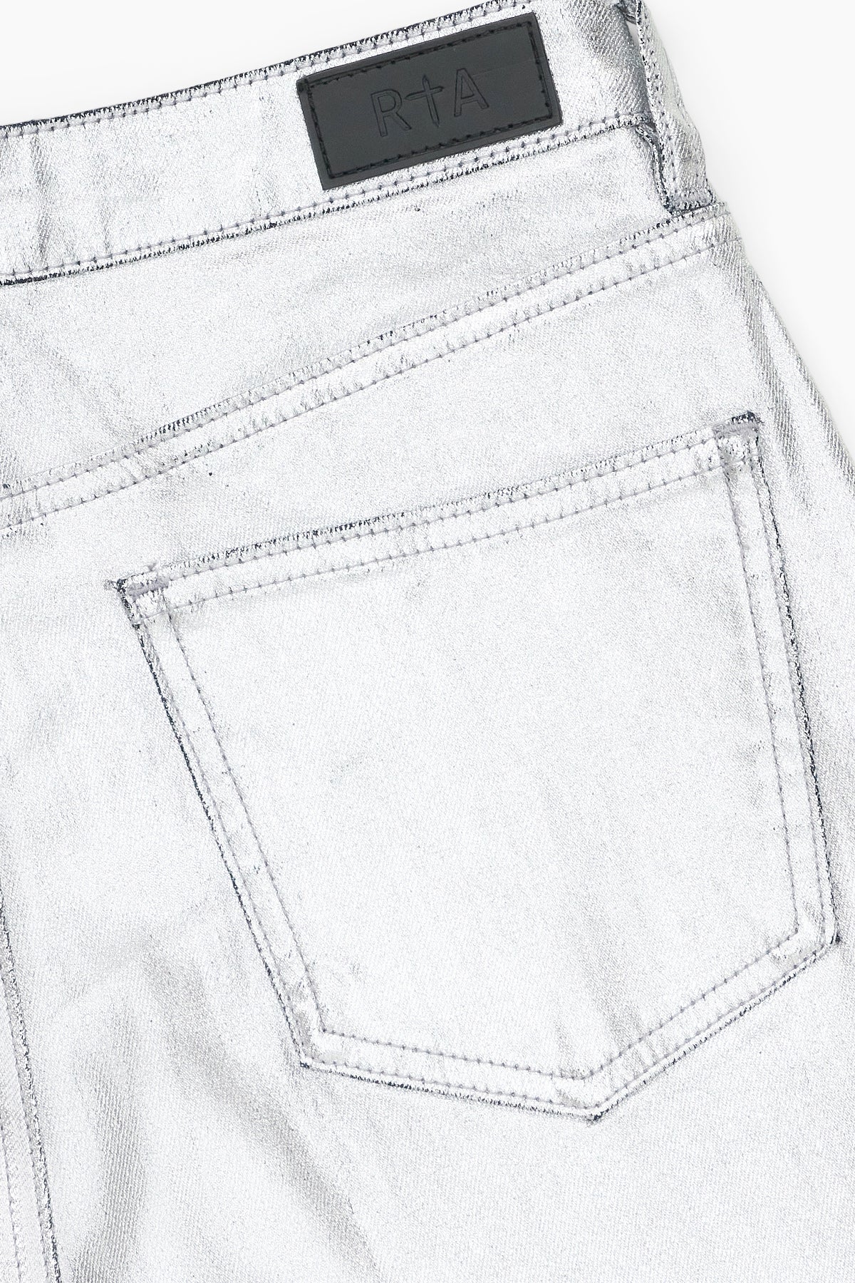 ODETTE WIDE LEG JEAN | SILVER