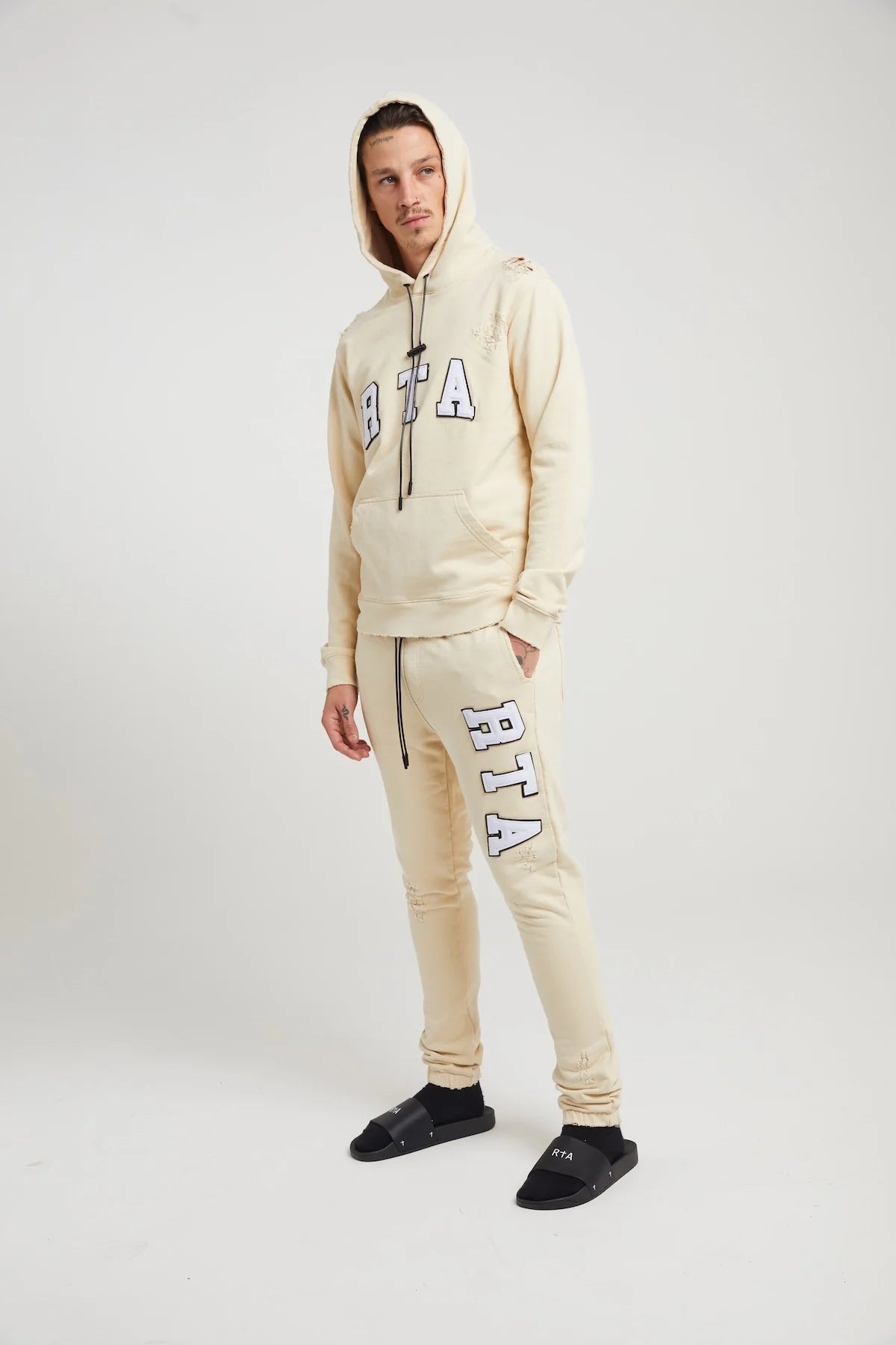 OWEN SWEATPANT | BEIGE COLLEGIATE