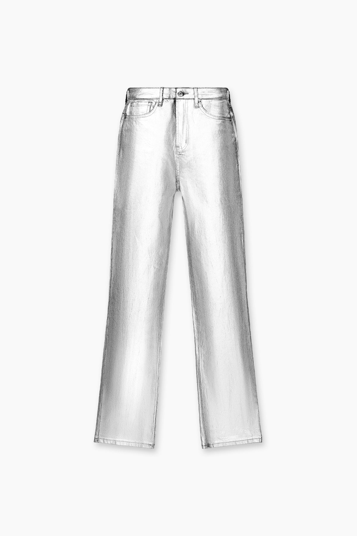 ODETTE WIDE LEG JEAN | SILVER