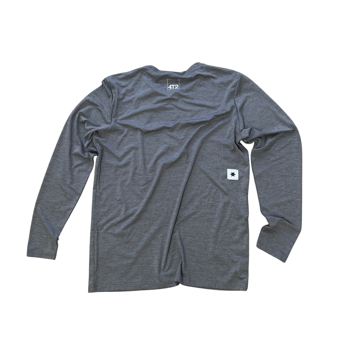 saysky clean pace longsleeve, get lost, grey.